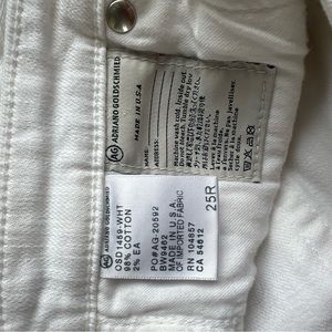 Adriano Goldshmeid White 5 Pocket Pants